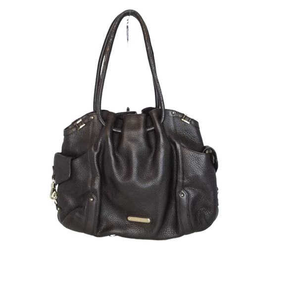 Cole Haan Village II pebbled leather oversize hobo satchel Purse - Picture 1 of 14